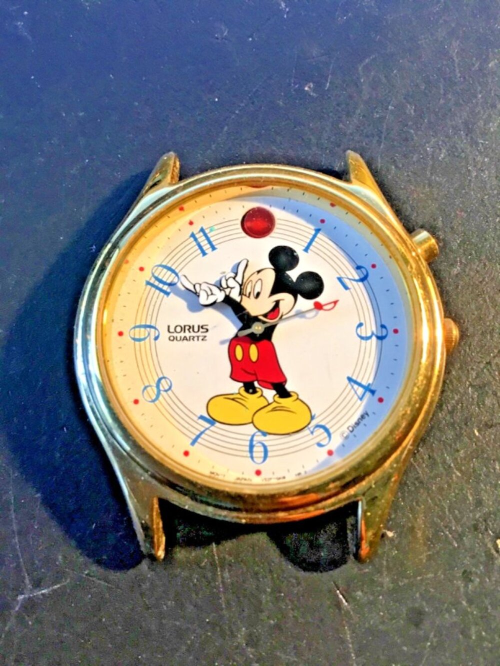 Mickey Mouse Lorus Watch  Musical V52F-0A10==parts/repair/resale